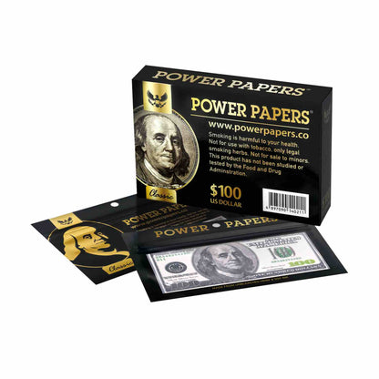 Power Papers 100 DOLLAR - Super King Size + Tips - Box - 12 x 12 Stück kaufen bei rauchwerk.ch