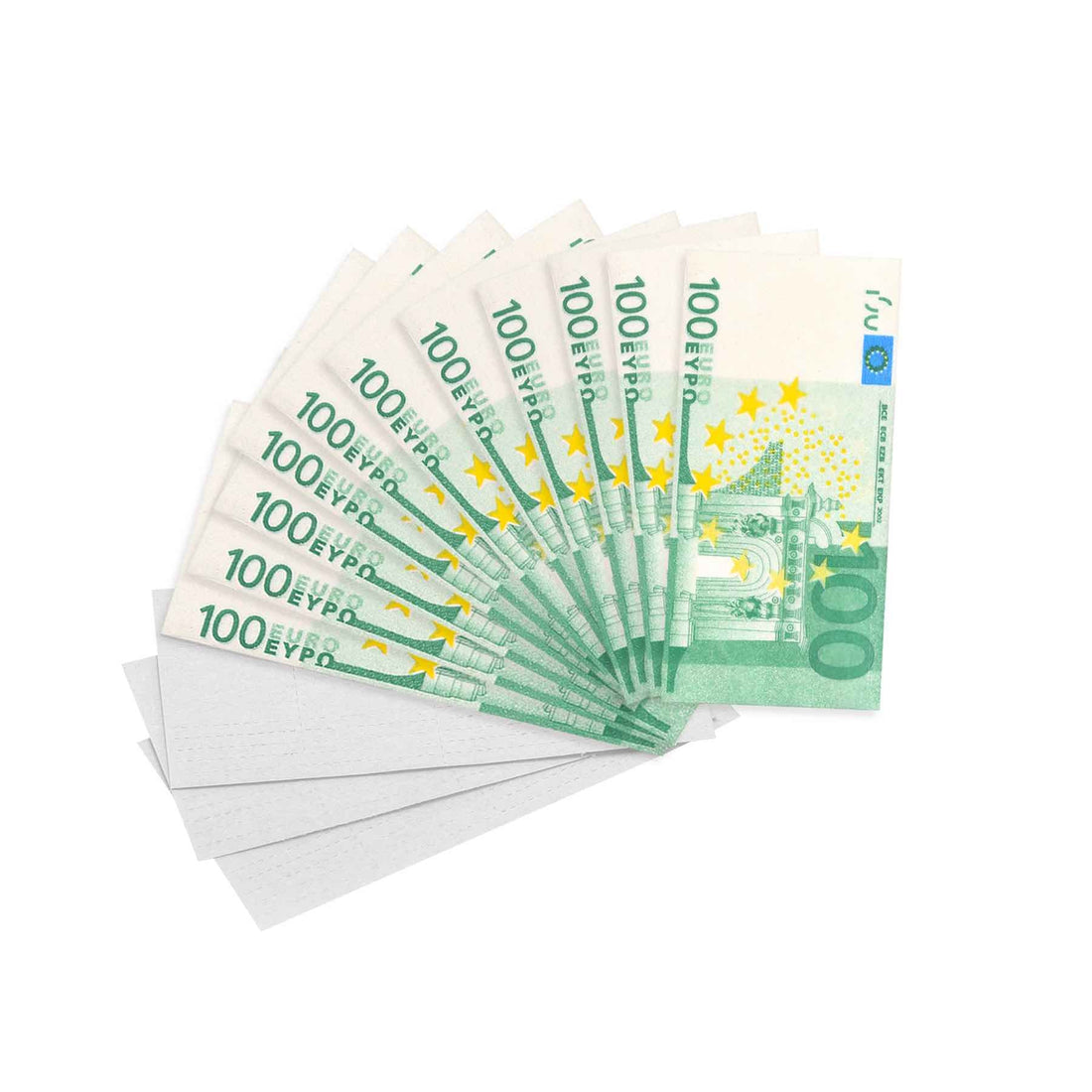 Aufgefächerte 100-Euro Papers im Super King Size Format