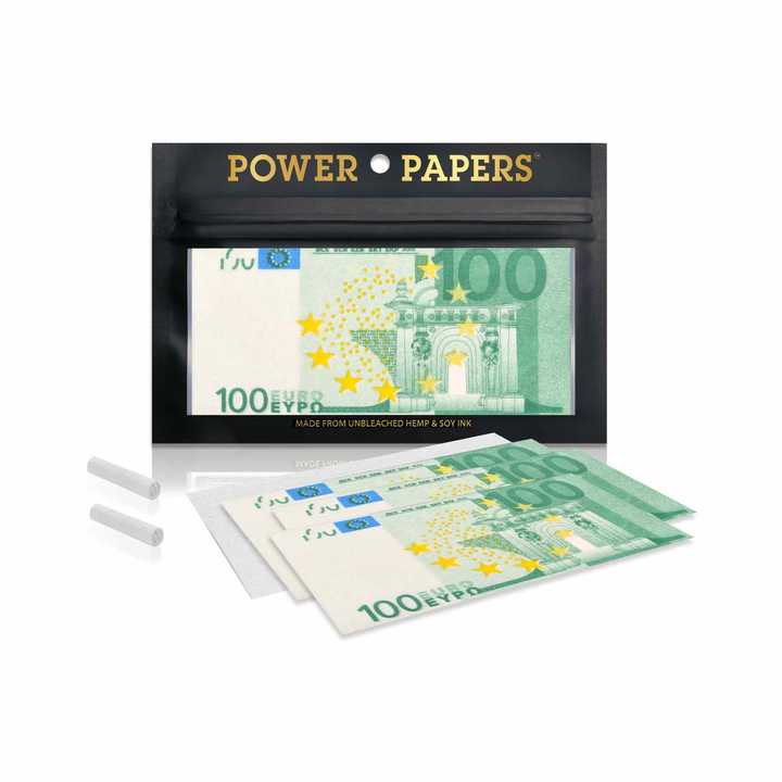Power Papers 100 Euro Super King Size Pack mit Tips