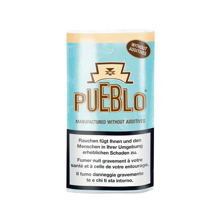 Pueblo Blue Drehtabak 25g Beutel Vorderseite