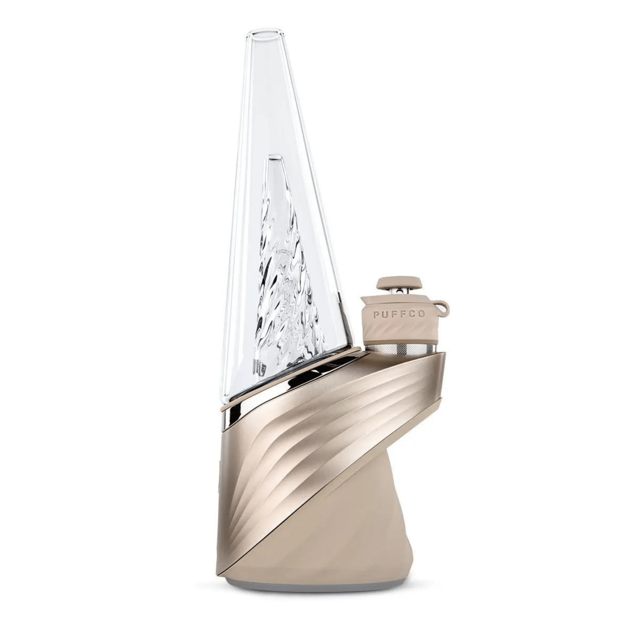 Puffco New Peak Pro Desert E-Rig mit Glasaufsatz