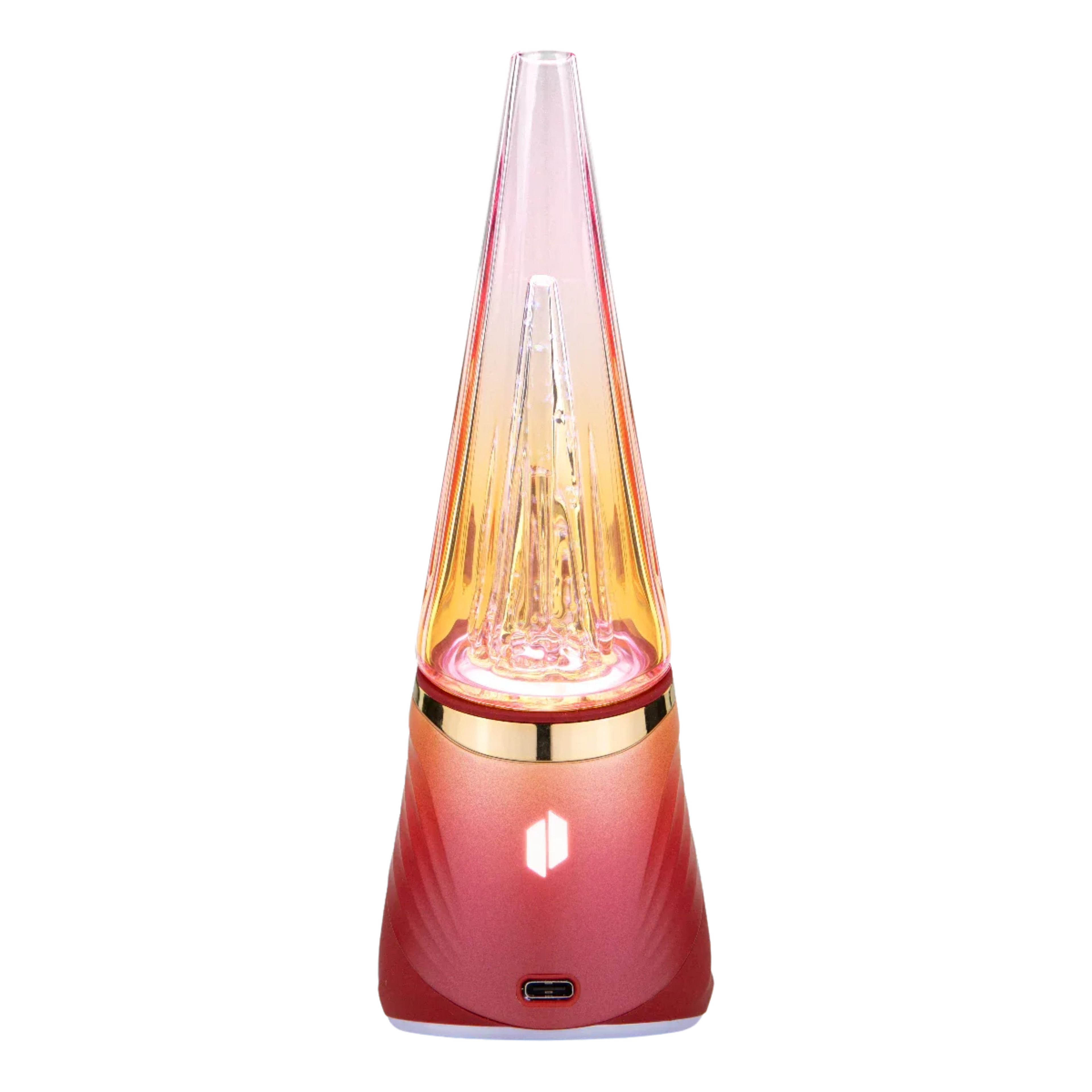 Detail der Puffco 3DXL Gold Kammer am Peak Pro