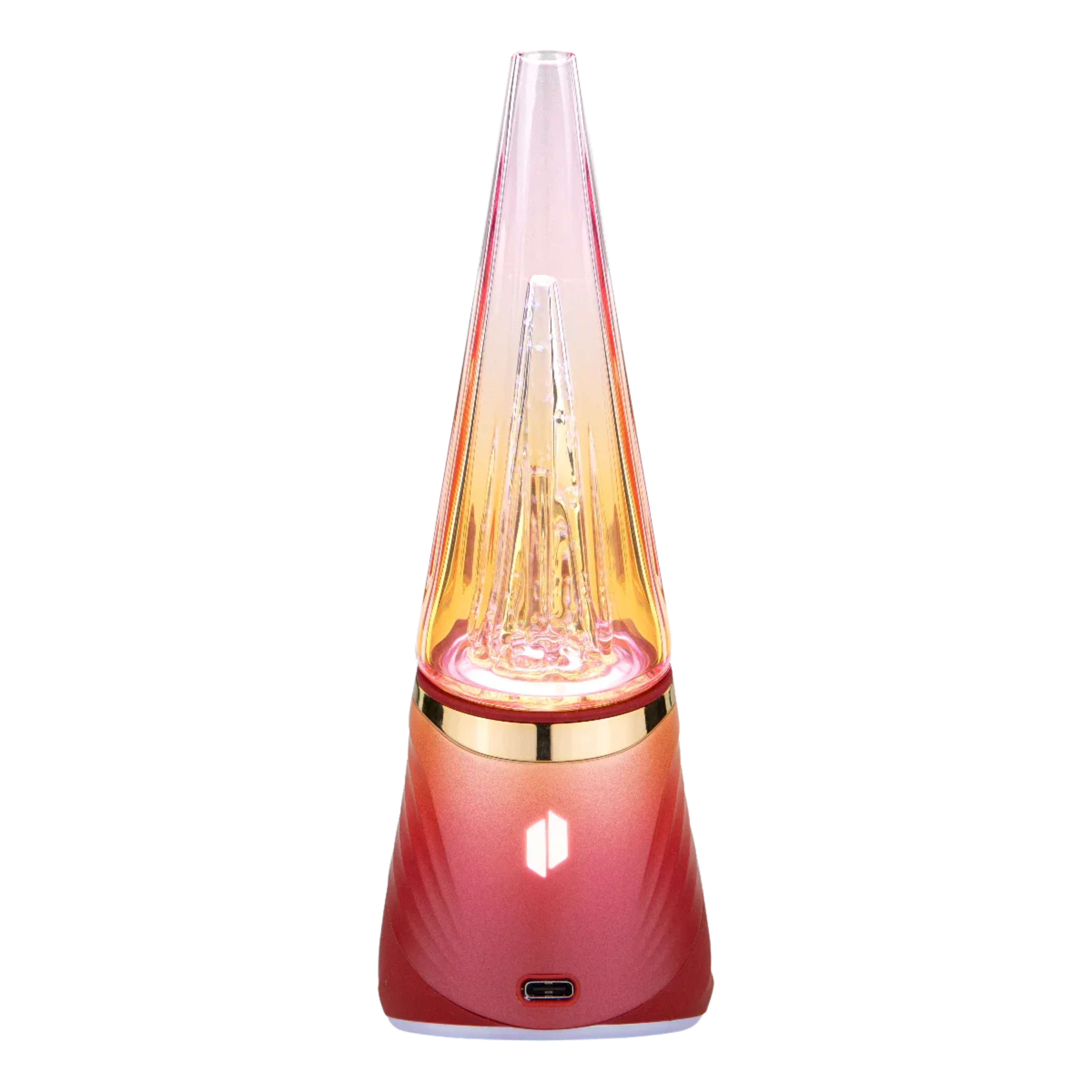 Detail der Puffco 3DXL Gold Kammer am Peak Pro