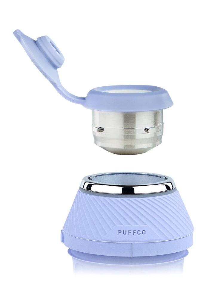 Puffco Proxy Kit Bloom schräg mit geöffnetem Carb Cap