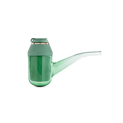 Puffco Proxy Kit Flourish mit grüner Glas-Pipe, Seitenansicht