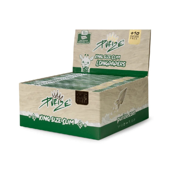PURIZE King Size Slim Brown Box 50 x 42 Papers