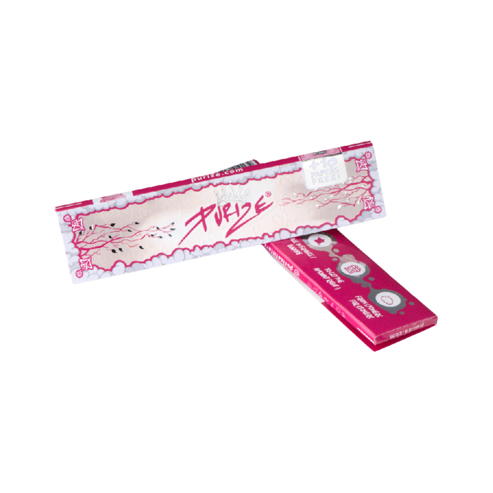 Detailansicht PURIZE Pink King Size Slim Paper 44×108 mm