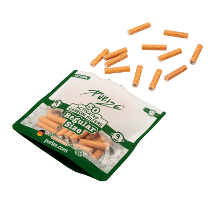 Detailansicht PURIZE Regular 9mm Aktivkohlefilter Spy