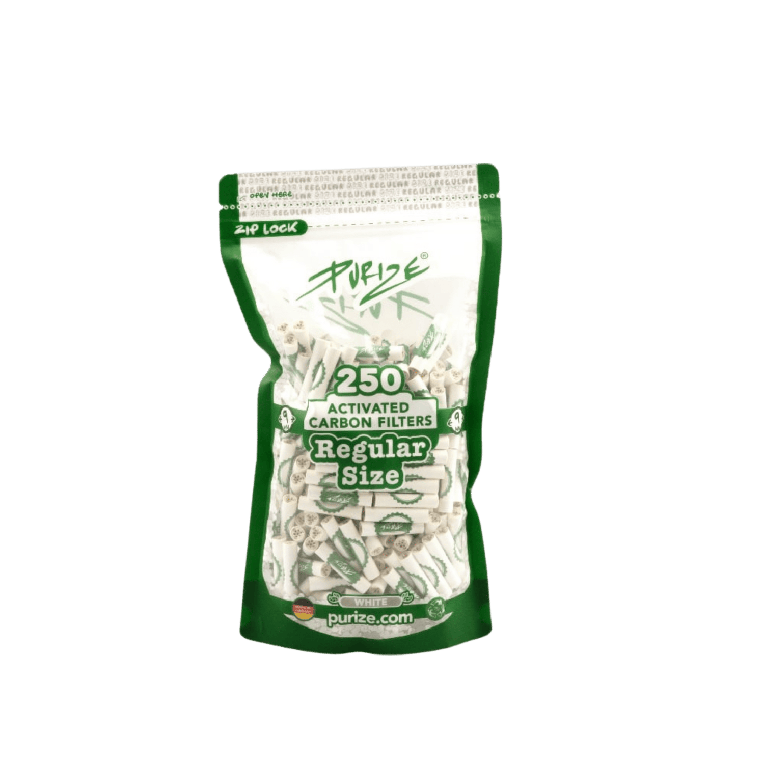 Purize - Regular Size - 9mm - 250 Stück - White kaufen bei rauchwerk.ch