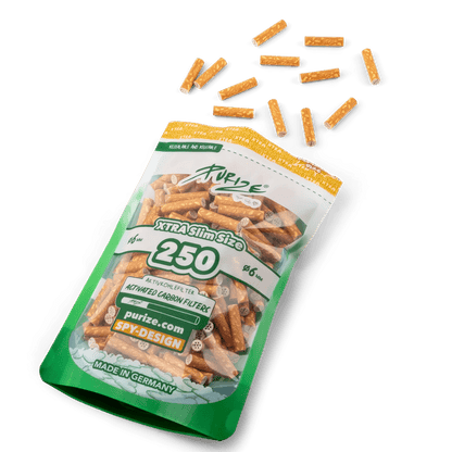 PURIZE Spy Edition 6mm Aktivkohlefilter 250 Stück zweite Ansicht