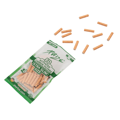 Detailansicht PURIZE XTRA Slim 6mm Aktivkohlefilter Spy