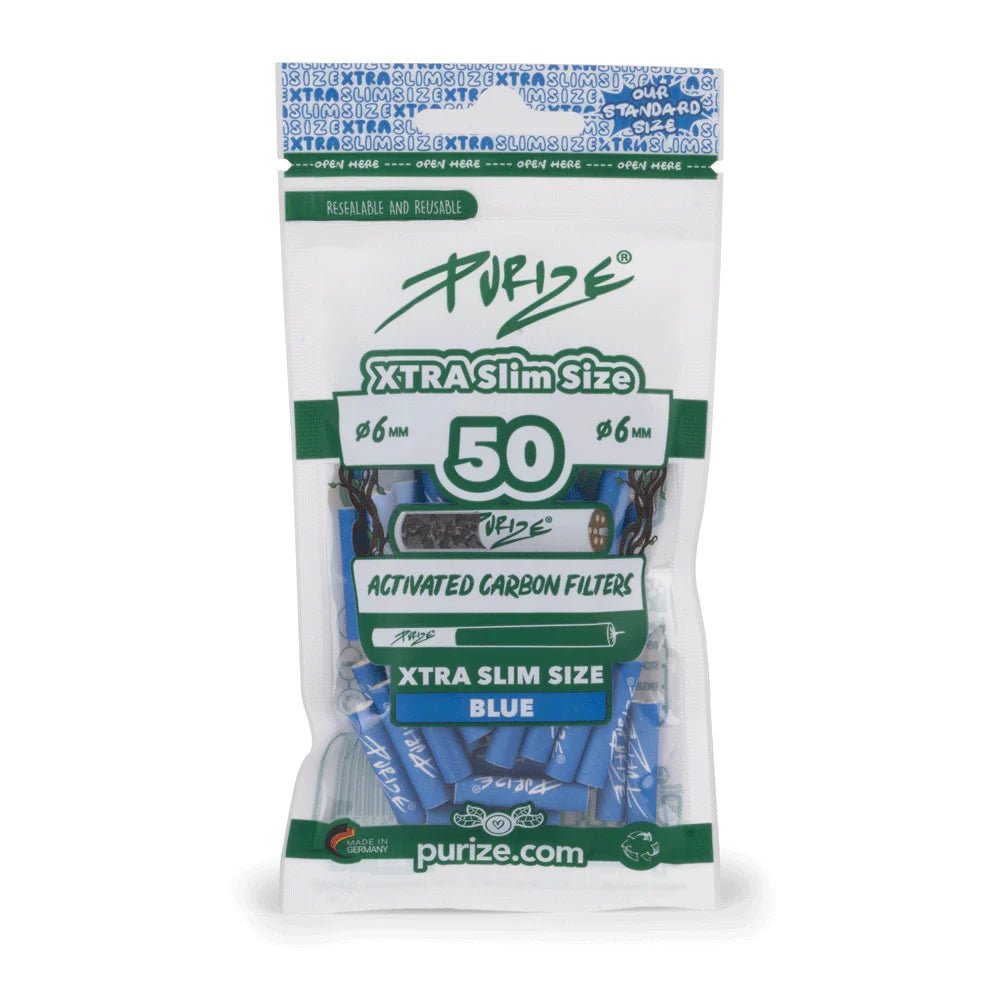 Purize - Xtra Slim Size 6mm - 50 Stück - Blue kaufen bei rauchwerk.ch