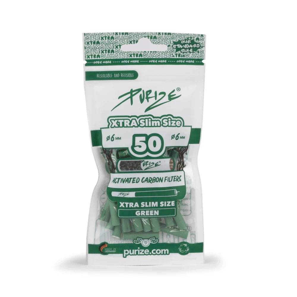 Purize - Xtra Slim Size 6mm - 50 Stück - Green kaufen bei rauchwerk.ch