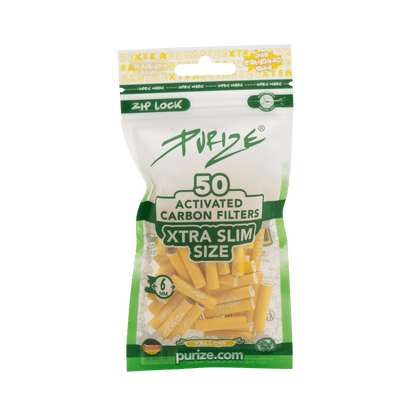 Purize - Xtra Slim Size - 6mm - 50 Stück - Yellow kaufen bei rauchwerk.ch