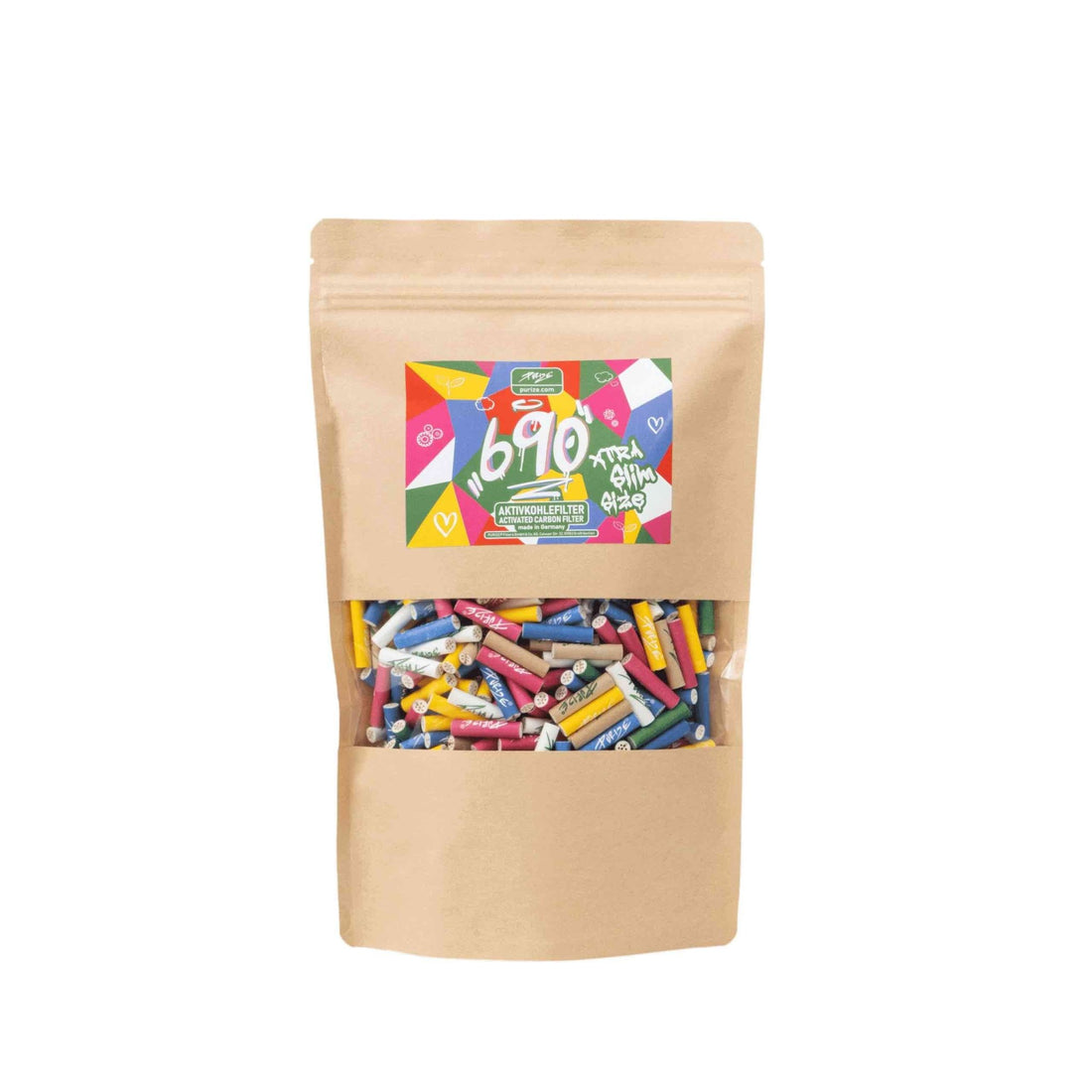 Purize - Xtra Slim Size 6mm - 690 Stück - Multicolor kaufen bei rauchwerk.ch