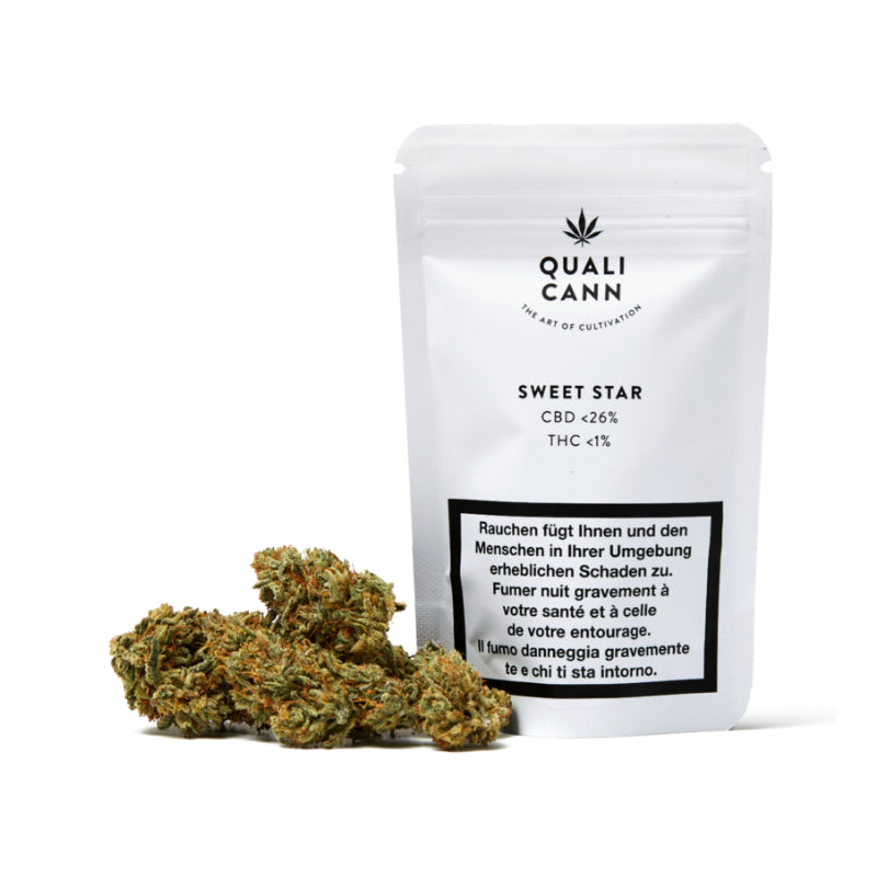 Qualicann Sweet Star CBD-Blüten, 2 g