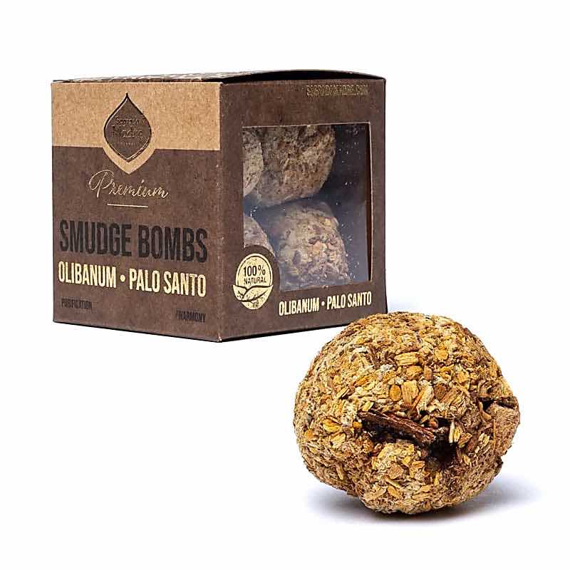 Räucherkugeln Weihrauch und Palo Santo Box 8 Stück