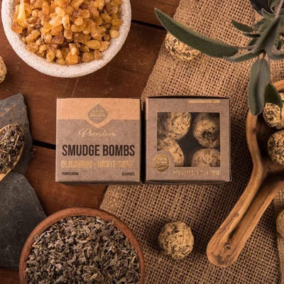 Smudge Bombs Weihrauch und Weißer Salbei zweite Ansicht