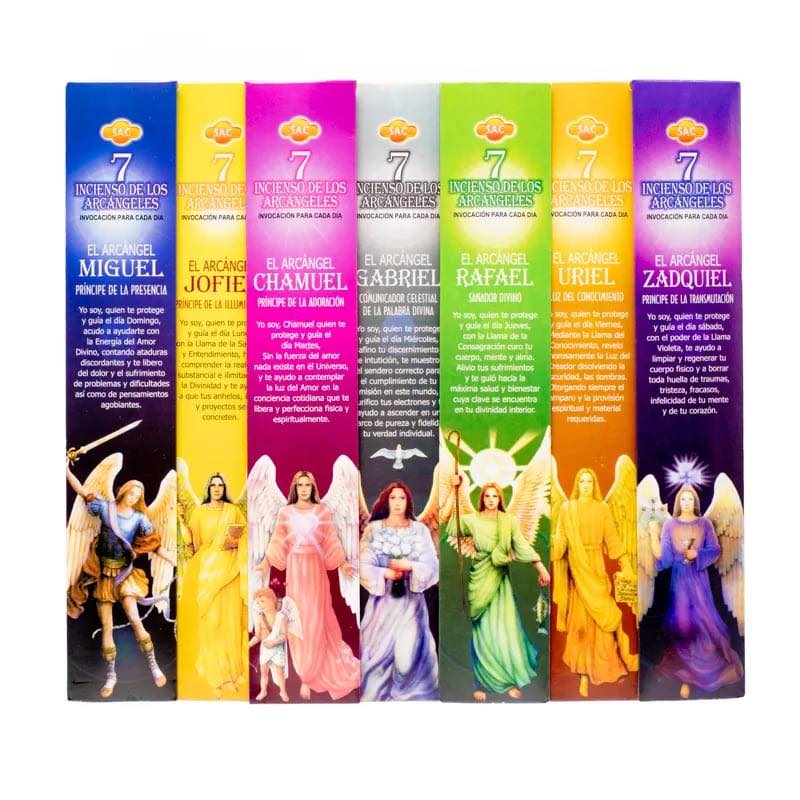 7 Erzengel Räucherstäbchen Set mit 7 Sorten à 5
