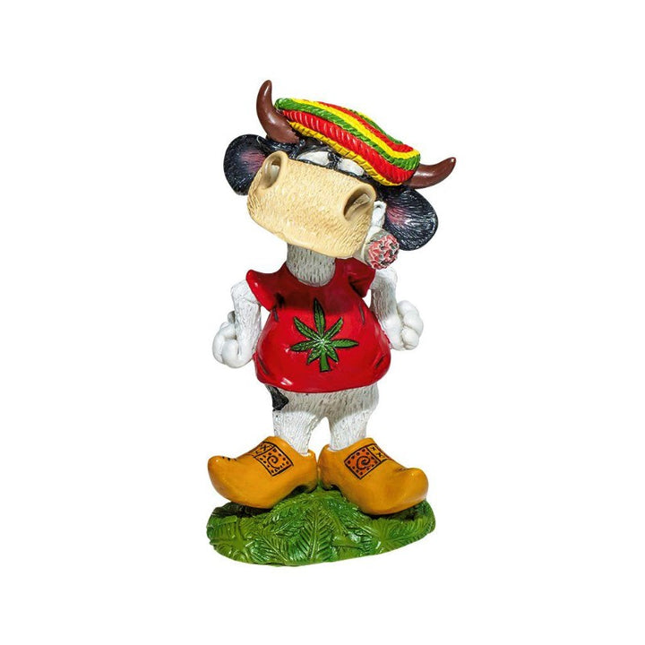 Cannabuds Rasta Cow with Joint Dekofigur