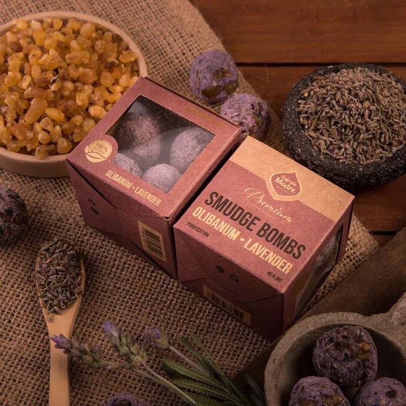 Räucherkugeln - Weihrauch &amp; Lavendel - Box - 8 Stück kaufen bei rauchwerk.ch