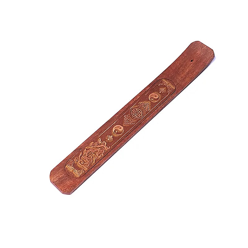 Räucherstäbchenhalter - Holz mit Gravur - Chinesischer Drachen kaufen bei rauchwerk.ch