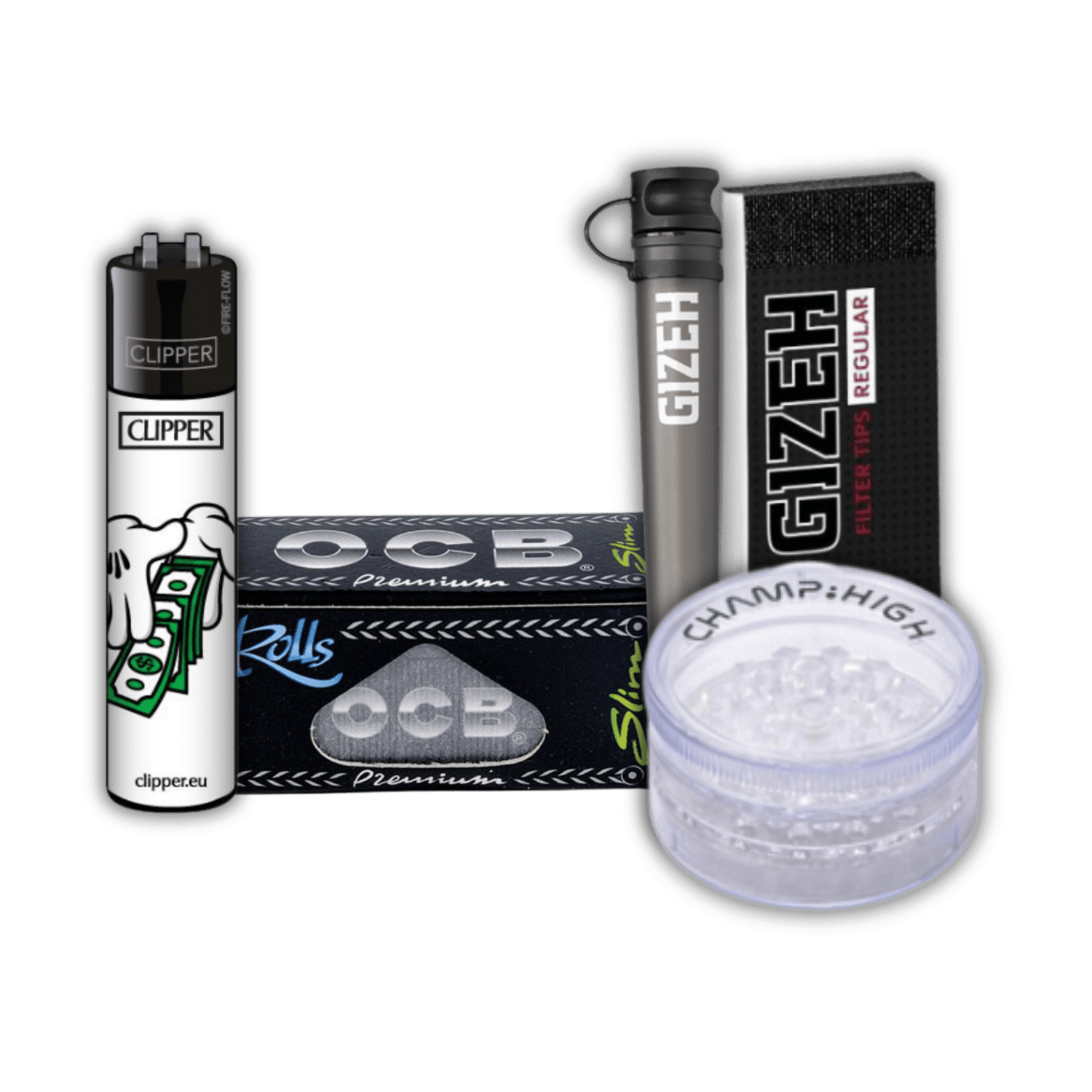 RAUCHWERK Starter Kit 2 mit Grinder und Zigarettentuben