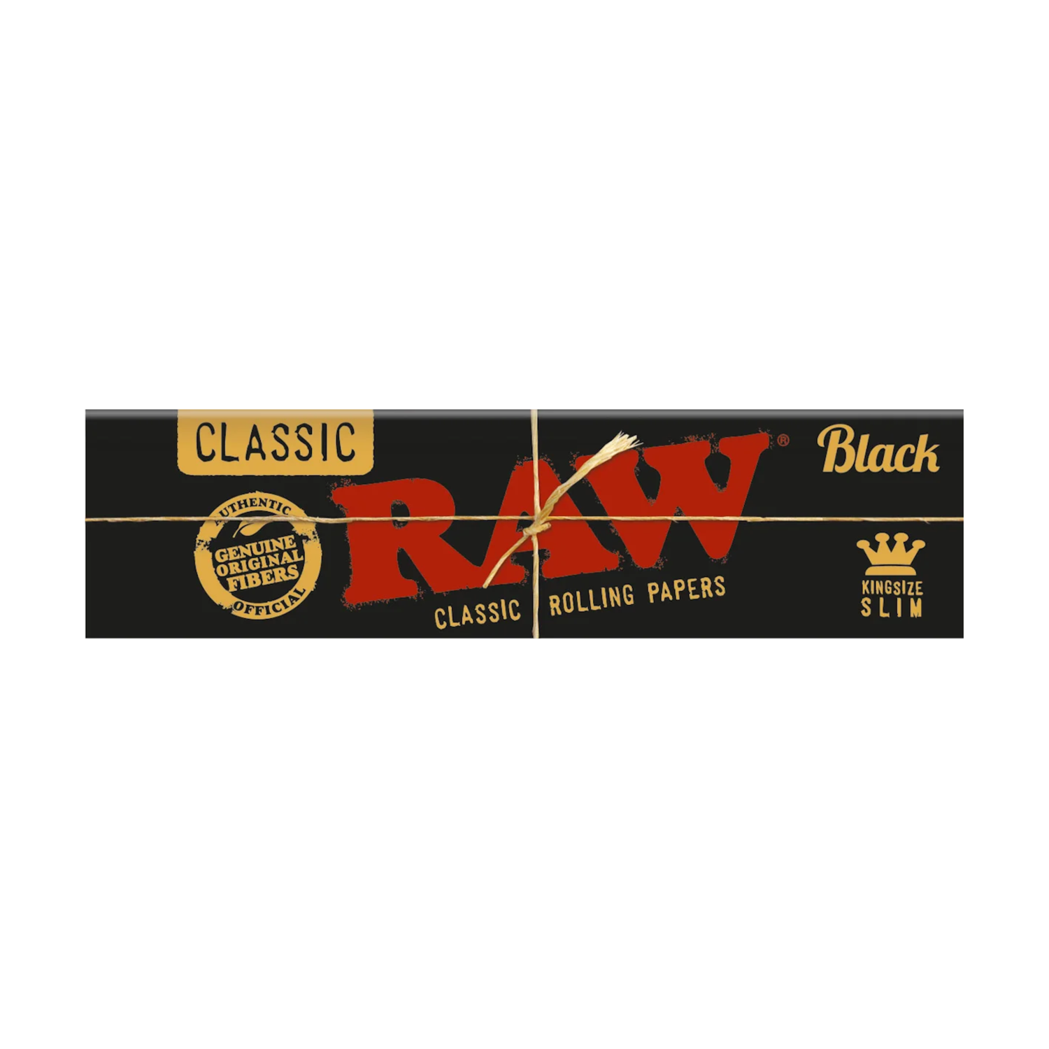 RAW Black King Size Slim Einzelheft mit 32 Papers