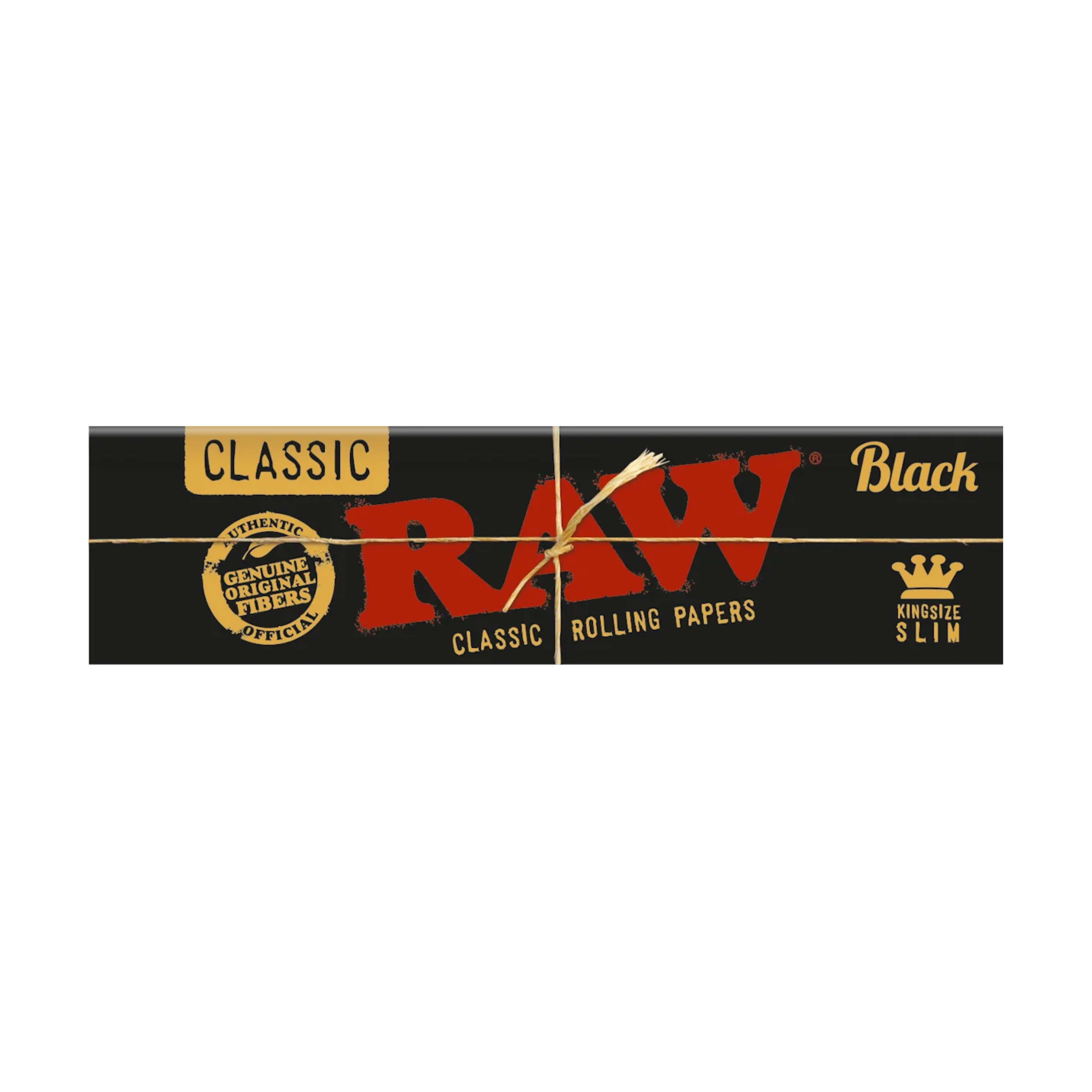RAW Black King Size Slim Einzelheft mit 32 Papers