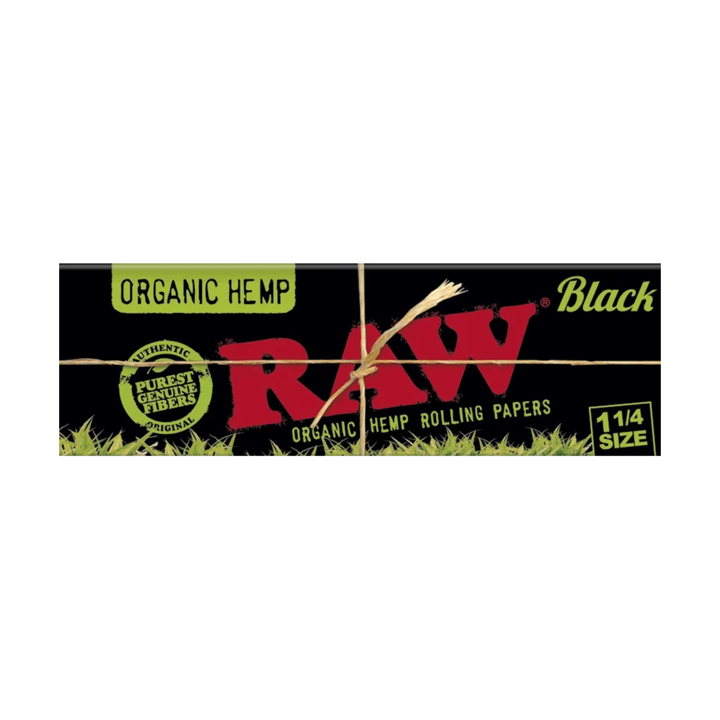 RAW Black Organic Hemp 1 1/4 Einzelheft 50 Papers