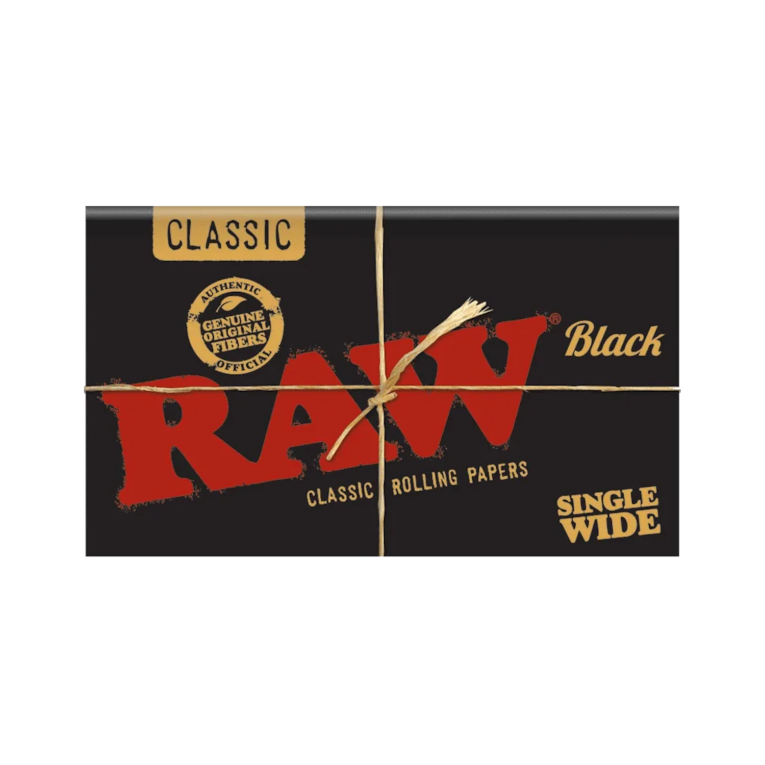 RAW Black Single Wide Double Window Einzelheft 100 Papers