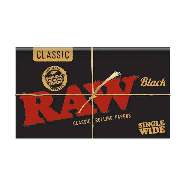 RAW Black Single Wide Double Window Einzelheft 100 Papers