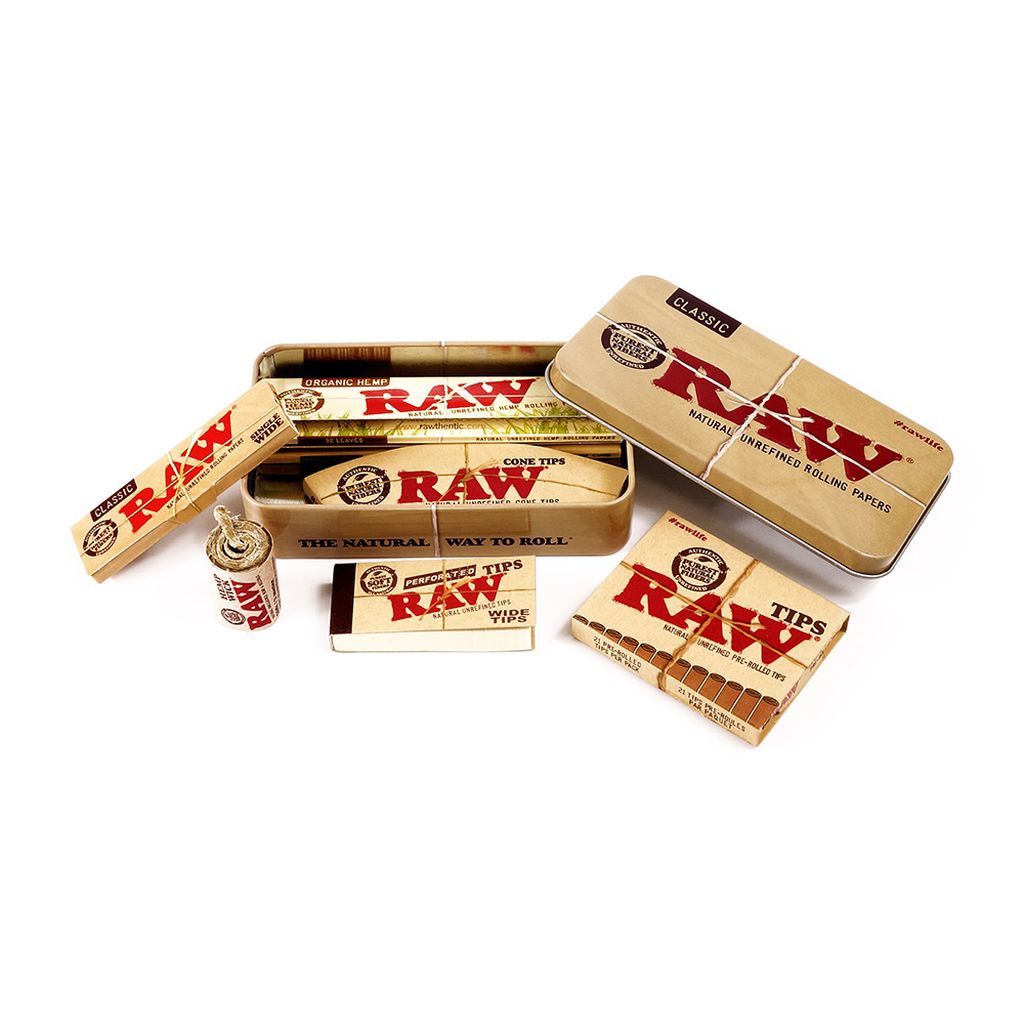 RAW Classic Starter Box Set – Dreh-Set mit Mischschale