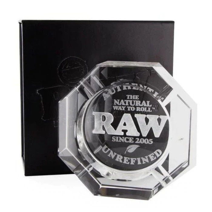 RAW - Crystal Ashtray - Kristallglas Aschenbecher - Massiv - 13cm kaufen bei rauchwerk.ch