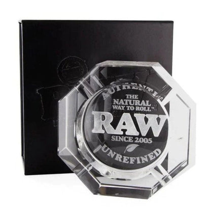 RAW - Crystal Ashtray - Kristallglas Aschenbecher - Massiv - 13cm kaufen bei rauchwerk.ch