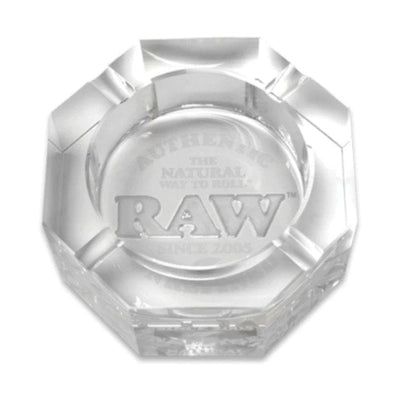RAW Kristallglas Aschenbecher Ø 13 cm, achteckig