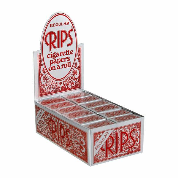 RIPS Rot Regular Roll Reispapier 37 mm, 7 m
