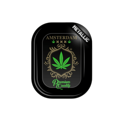 Rolling Tray - 18 x 14cm - Adam Leaf Gold kaufen bei rauchwerk.ch