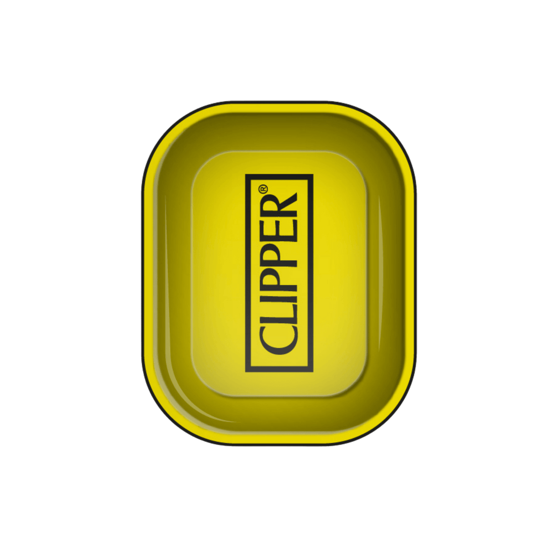 Rolling Tray - 18 x 14cm - Clipper Logo Yellow kaufen bei rauchwerk.ch