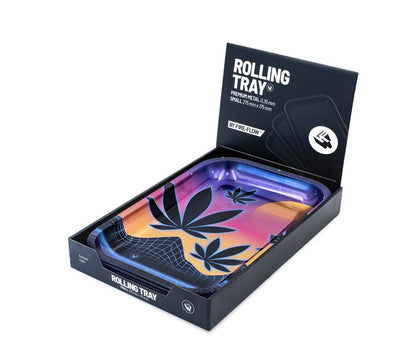 Rolling Tray - 27.5 x 17.5cm - Leaves 37 3/4 kaufen bei rauchwerk.ch