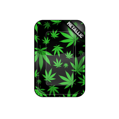 Rolling Tray - 27.5 x 17.5cm - Leaves Green kaufen bei rauchwerk.ch