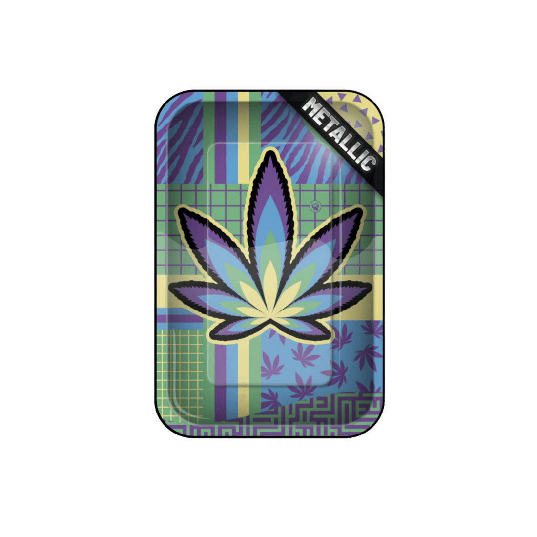 Rolling Tray - 27.5 x 17.5cm - Small Leaves 36 2/4 kaufen bei rauchwerk.ch