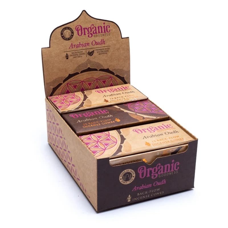 Rückfluss Räucherkegel - Organic Goodness - Arabisches Oudh kaufen bei rauchwerk.ch