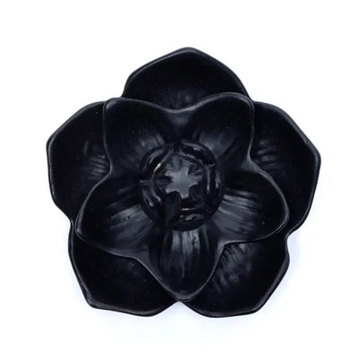 Backflow Räucherschale Lotus Blume Keramik, zweite Produktansicht
