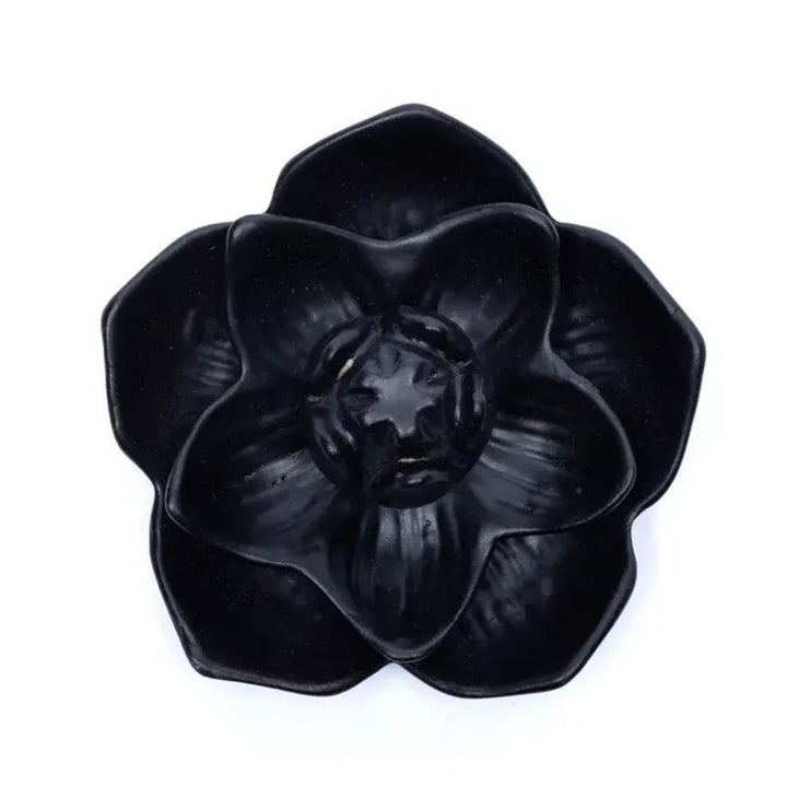 Backflow Räucherschale Lotus Blume Keramik, zweite Produktansicht