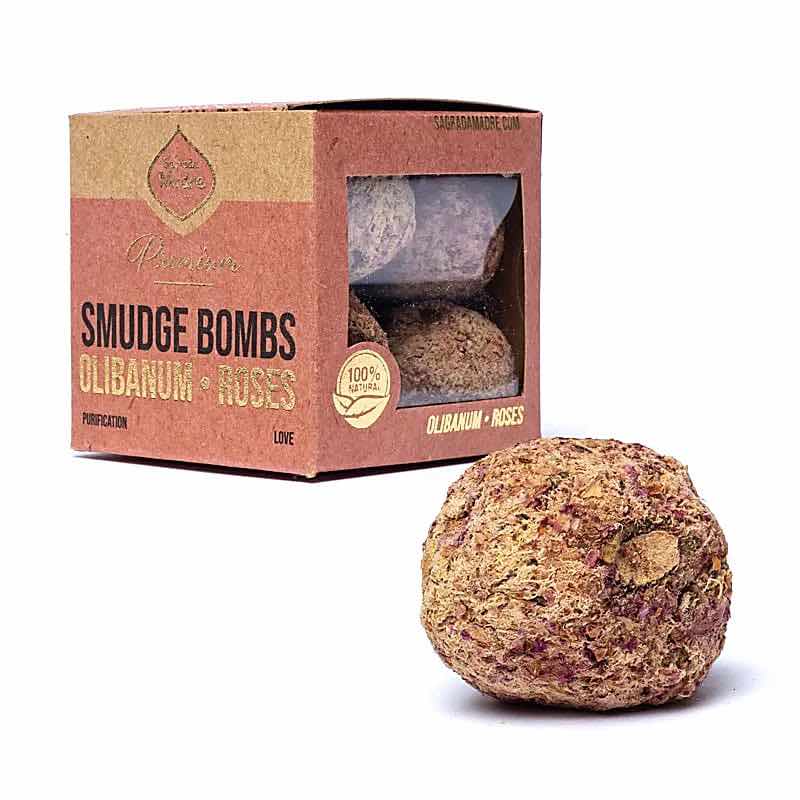 Sagrada Madre Räucherkugeln Weihrauch Rose Box mit Kugel