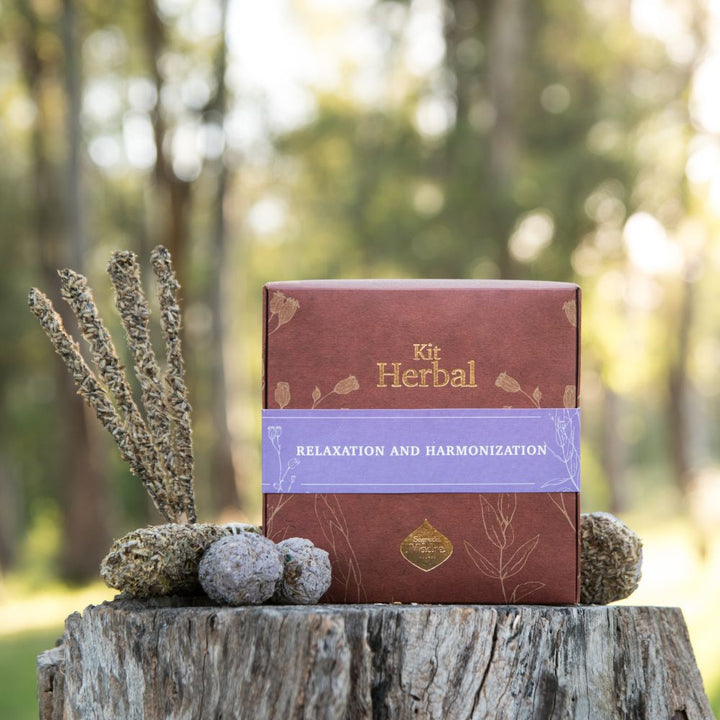 Sagrada Madre Räucherwerk Set Relaxation Harmony Lavendel Geschenkbox