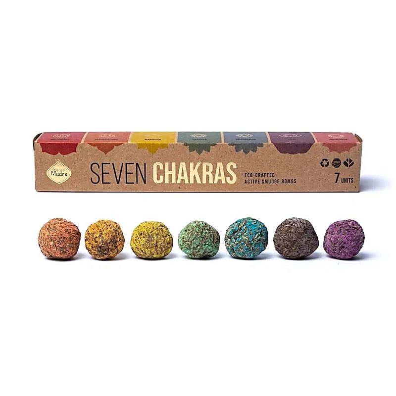 Sagrada Madre Seven Chakras Räucherkugeln Box mit 7 Stück