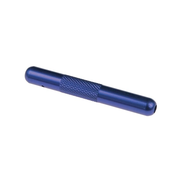 Schnupfrohr aus Aluminium in Violett – Röhrchen für Schnupftabak