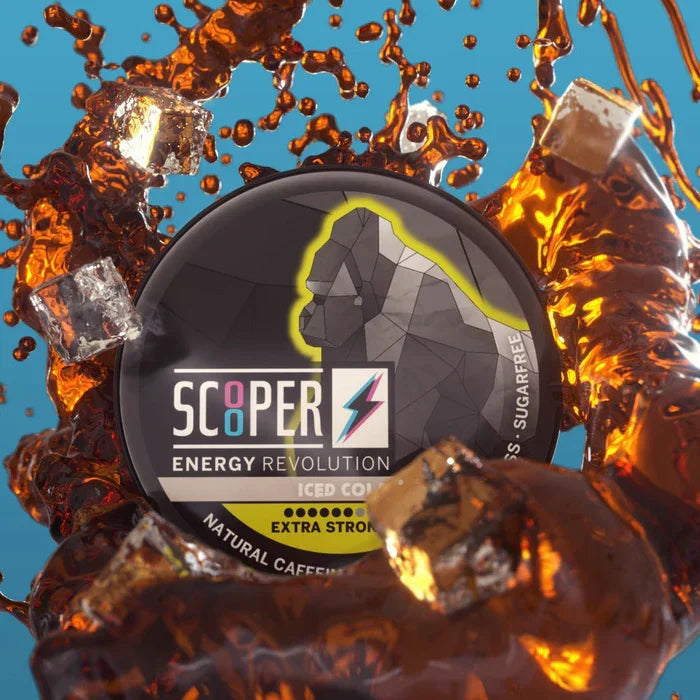 Scooper Iced Cola Energy Pouches Dose